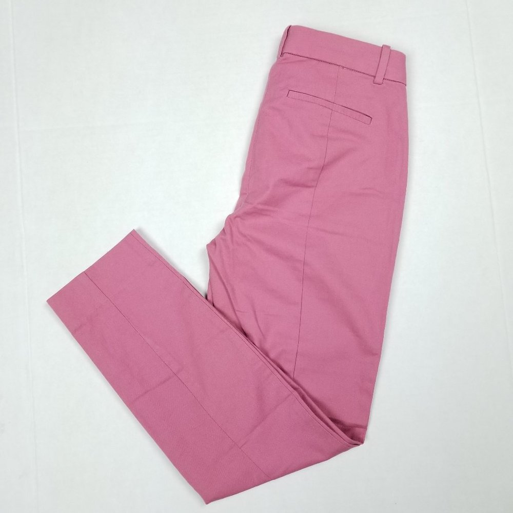 J. Crew Effortless Slim Crop Pant Pink NWT - Picture 7 of 10